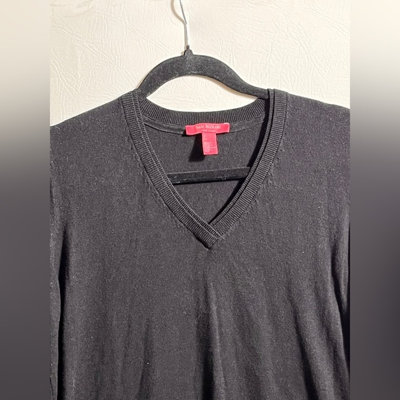 Isaac Mizrahi New York Black Long Sleeve Sweater Dress Small - Picture 5 of 8